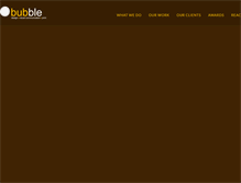 Tablet Screenshot of bubbledesign.net